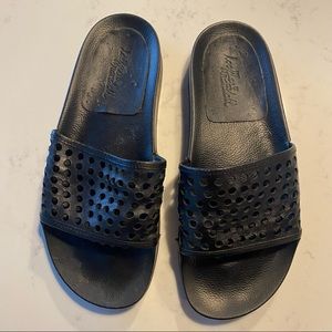 Loeffler Randall Black Slide, size 8